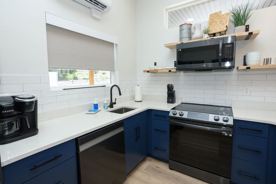 Kitchen with full-size appliances