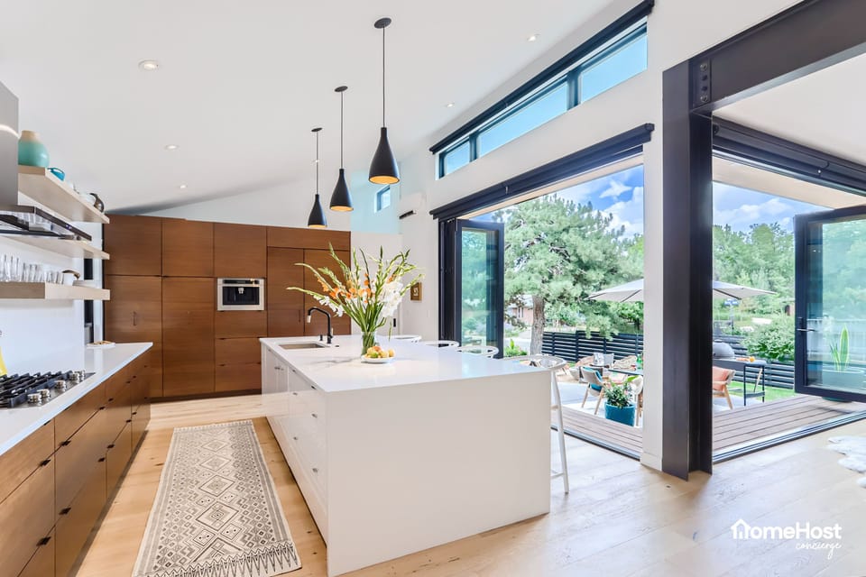 Open kitchen floor plan 