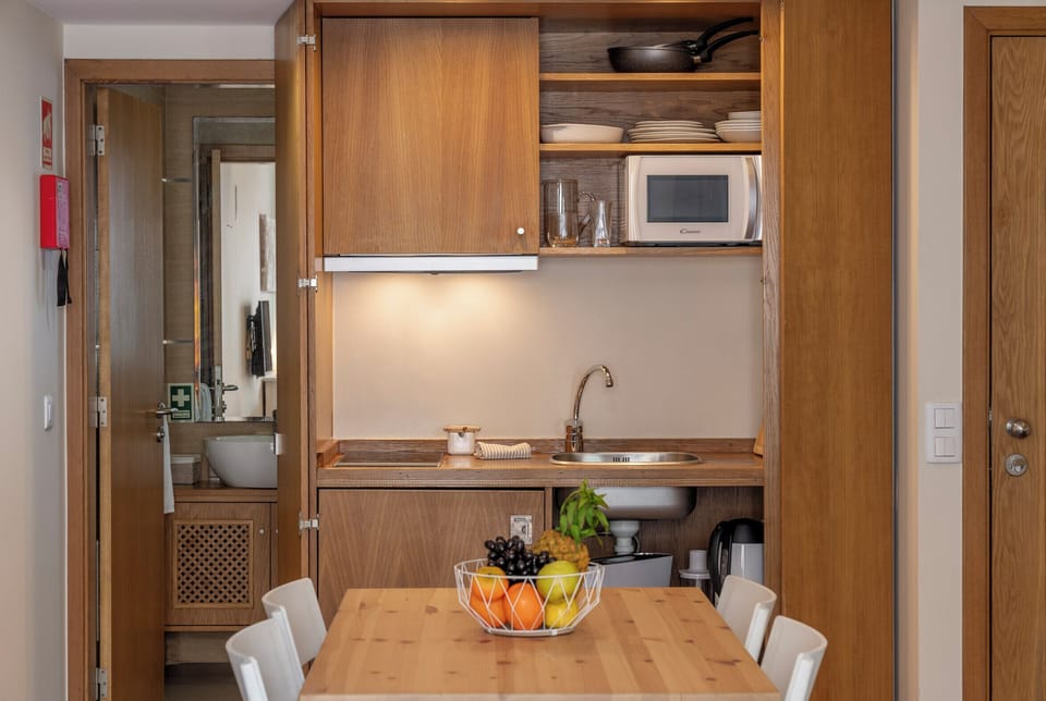 Kitchen ,dining area and bathroom