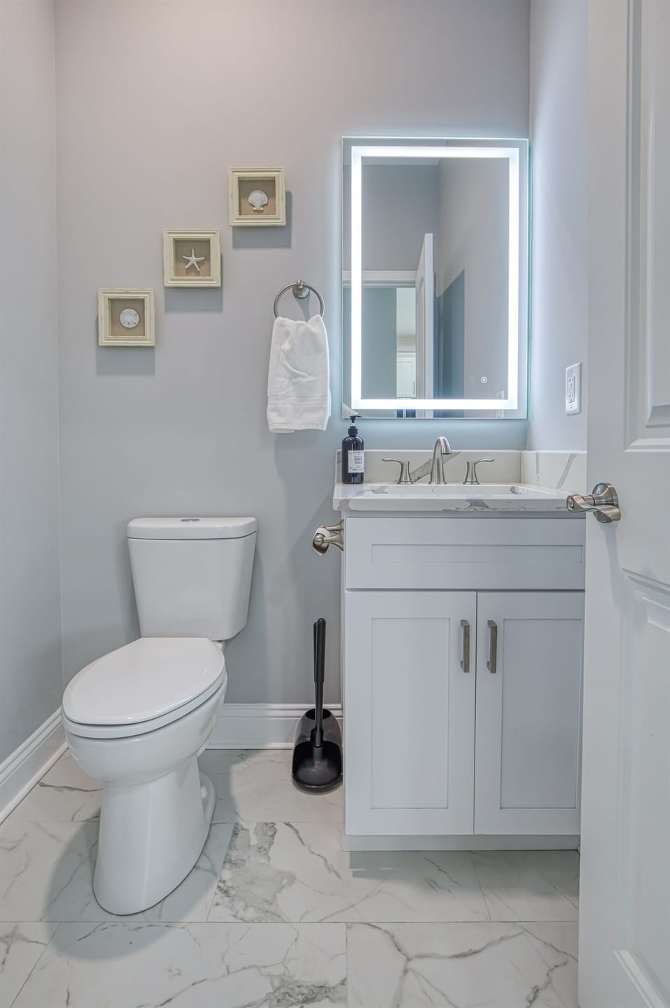 Half Bath off Kitchen