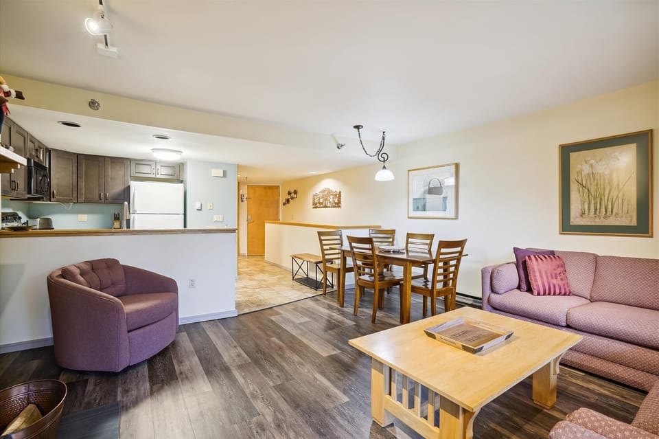 Open floor living space view