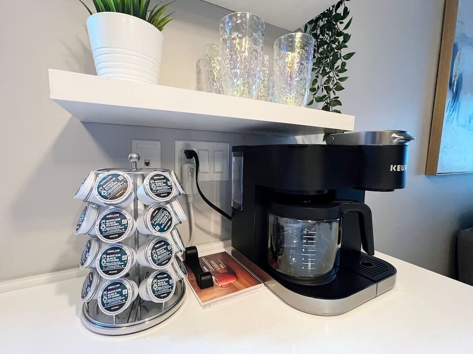 Coffee lovers` paradise: pods ready for your morning brew.