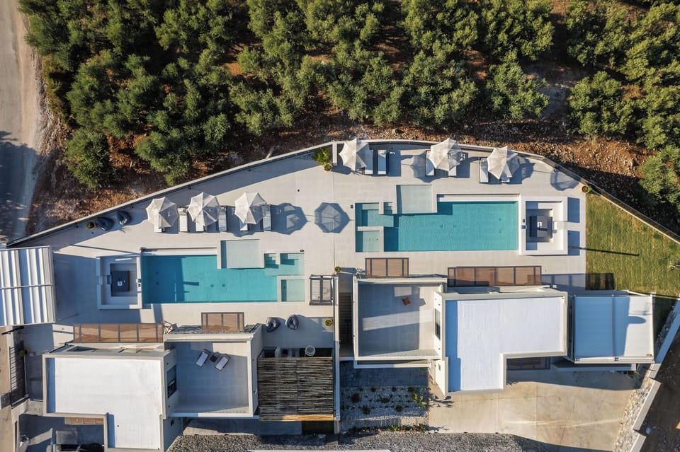 Birds eye capture of Troia Estate