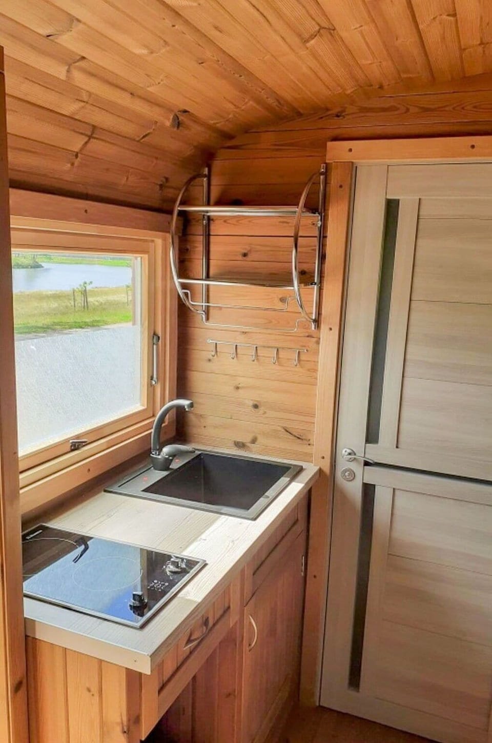 Property, Window, Vehicle, Wood, Floor, Flooring, Kitchen Sink, Cabinetry, Sink