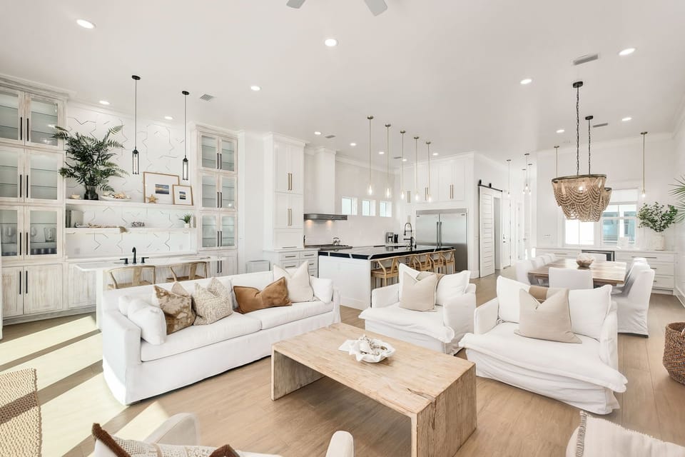 Salt & Light - Seacrest - Second Floor - Living Area - Gulf View