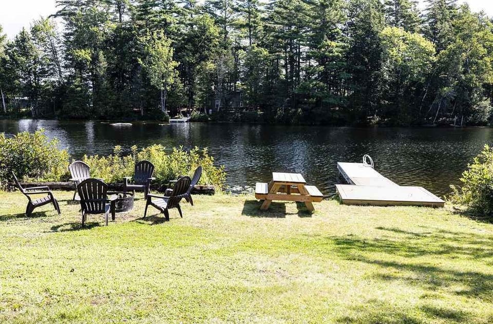 Outdoor seating and dock