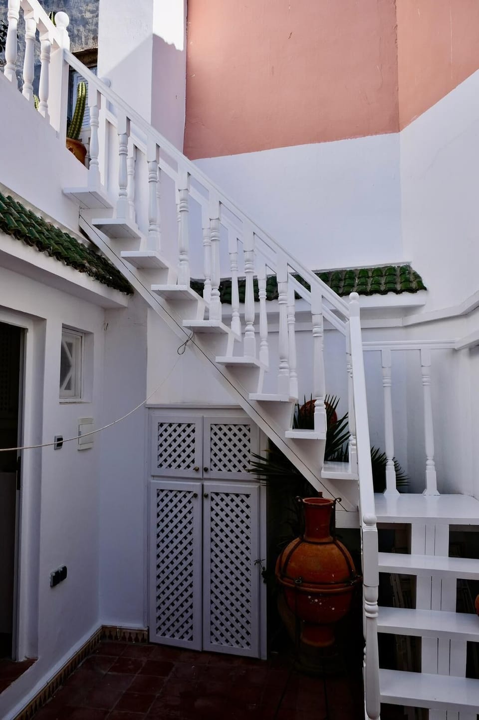 Stairs terrace 1 to terrace 2
