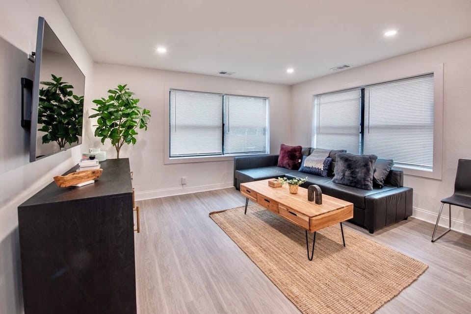 Our modern sofa provides the perfect spot to catch up on your favorite shows or binge-watch the latest series.