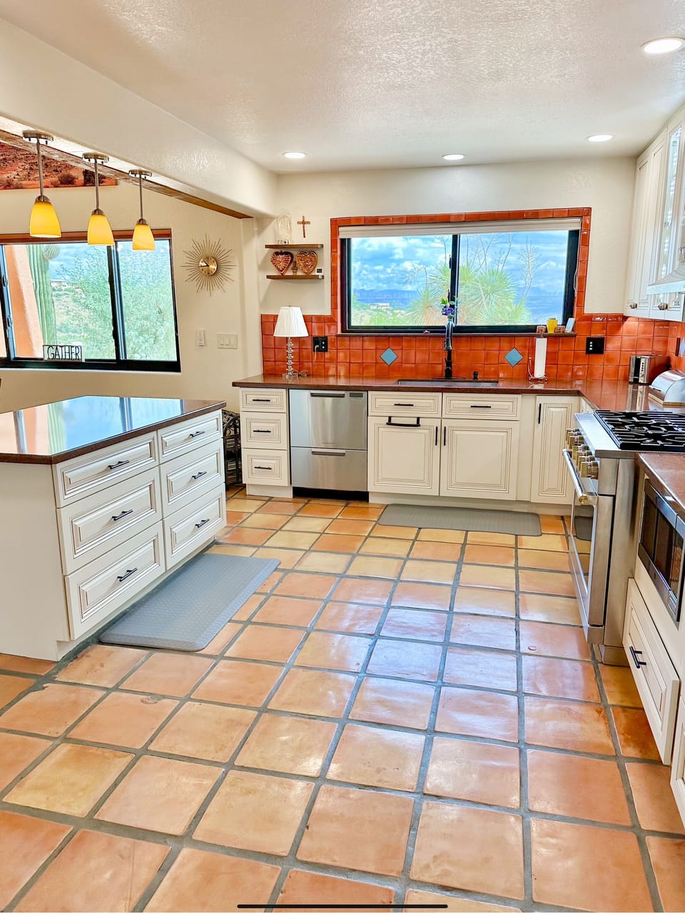 Plenty of prep space at the kitchen island or spacious countertops. 2 drawer dishwasher.