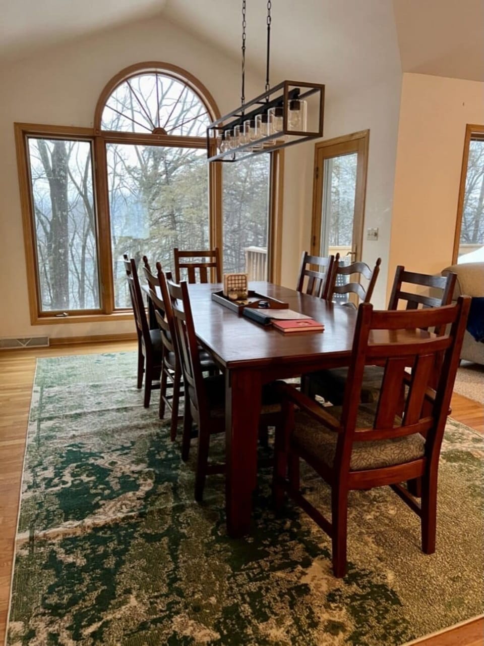 Enjoy your meals while checking out the views from the dining room.