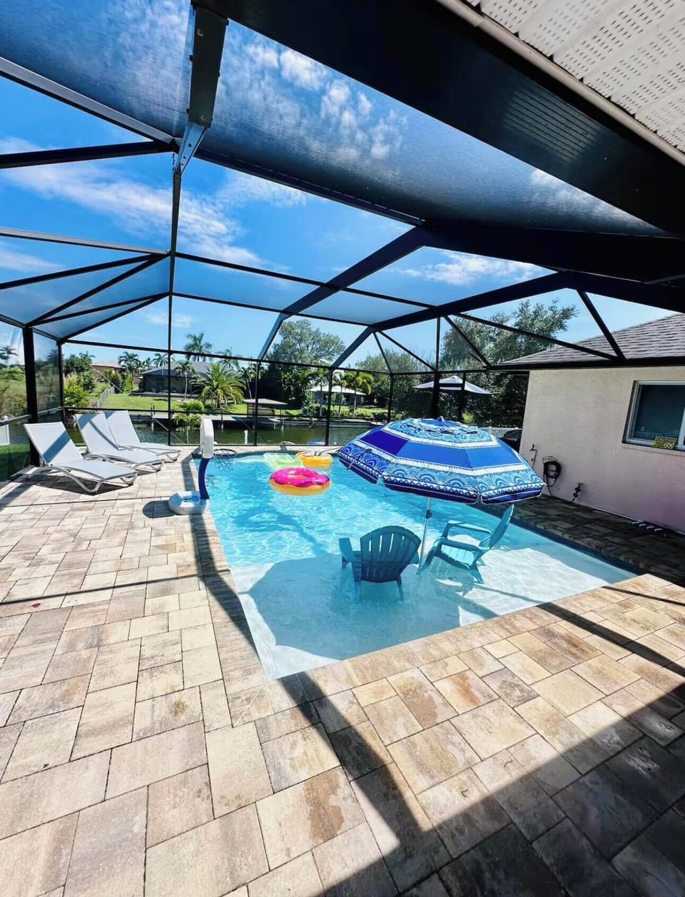 Heated pool 