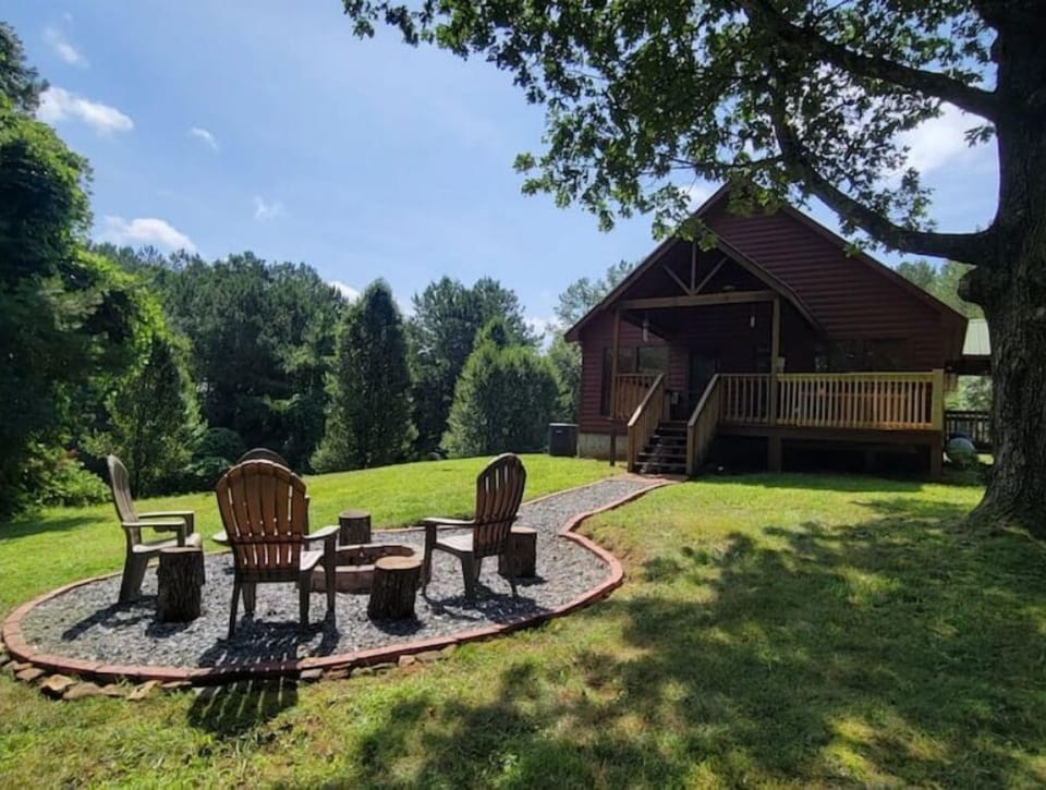 View looking from woods.