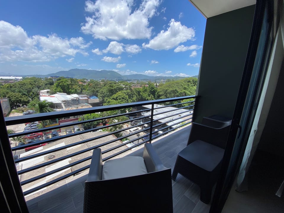 Large Balcony With Seating
