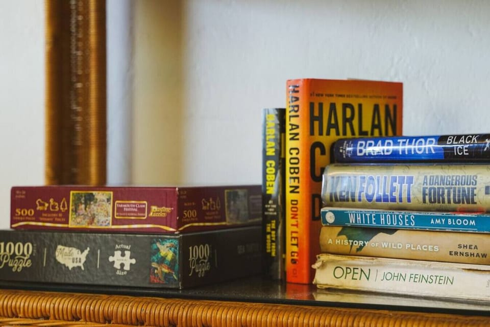Books and games.