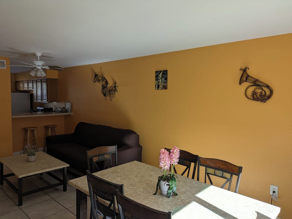 Living/dining area. 