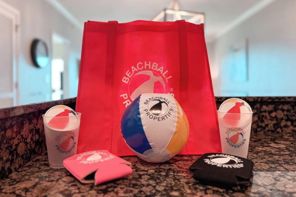 Beachball swag bag!