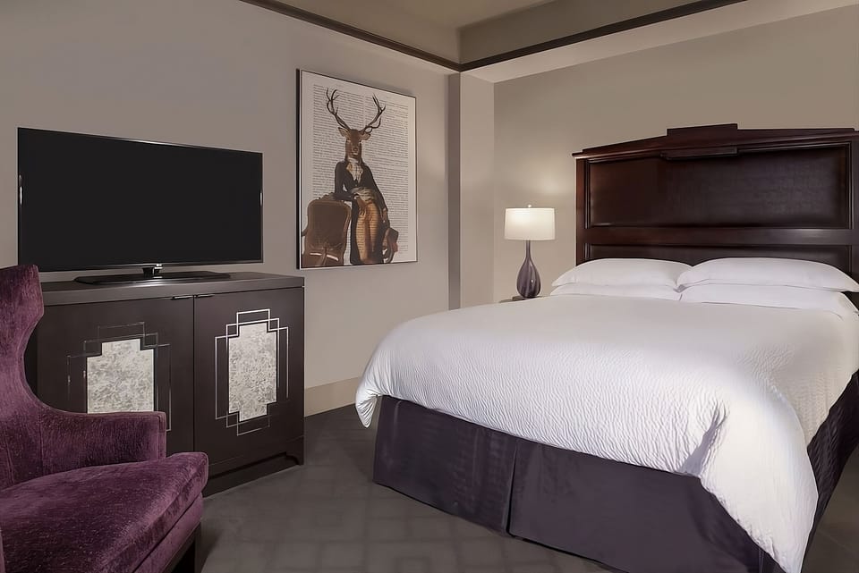 Settle into the lounge chair and enjoy a cozy movie night.