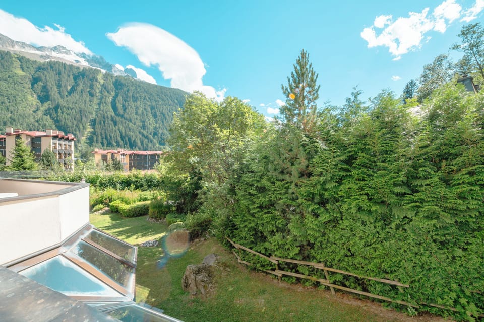 Mountain views from the terrace