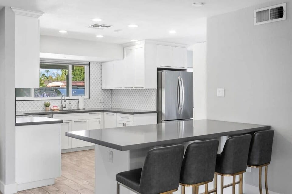 Fully stocked kitchen