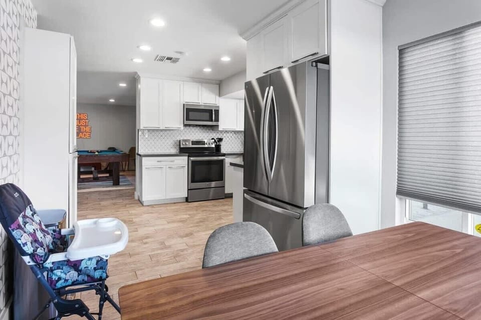 Family friendly rental with pack n play and high chair