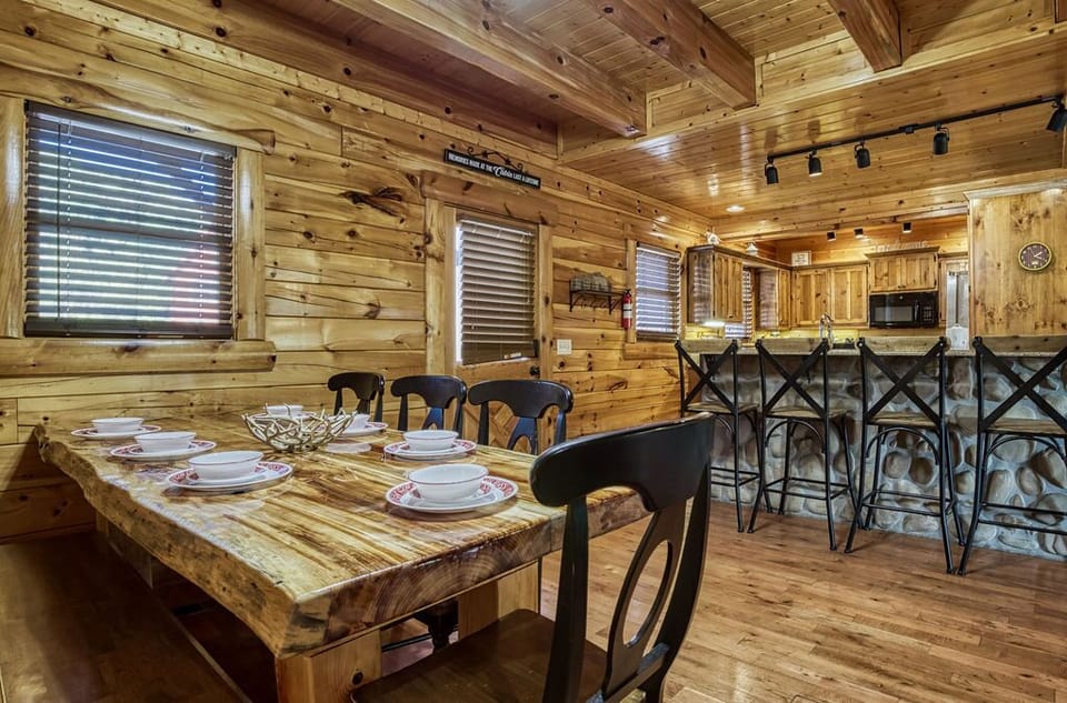  Gather around the rustic table for unforgettable meals and laughter-filled moments!