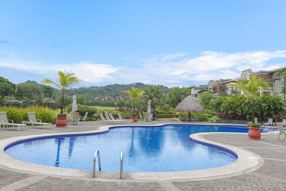 Spacious family-friendly pool area, ideal for fun and relaxation for guests of all ages.