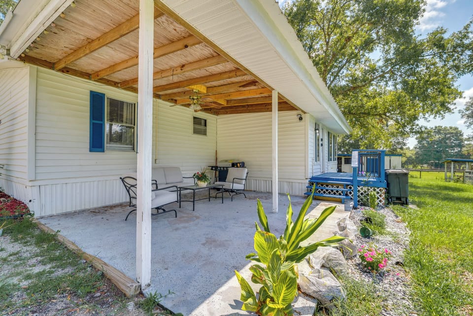 House Exterior | Furnished Patio | Gas Grill