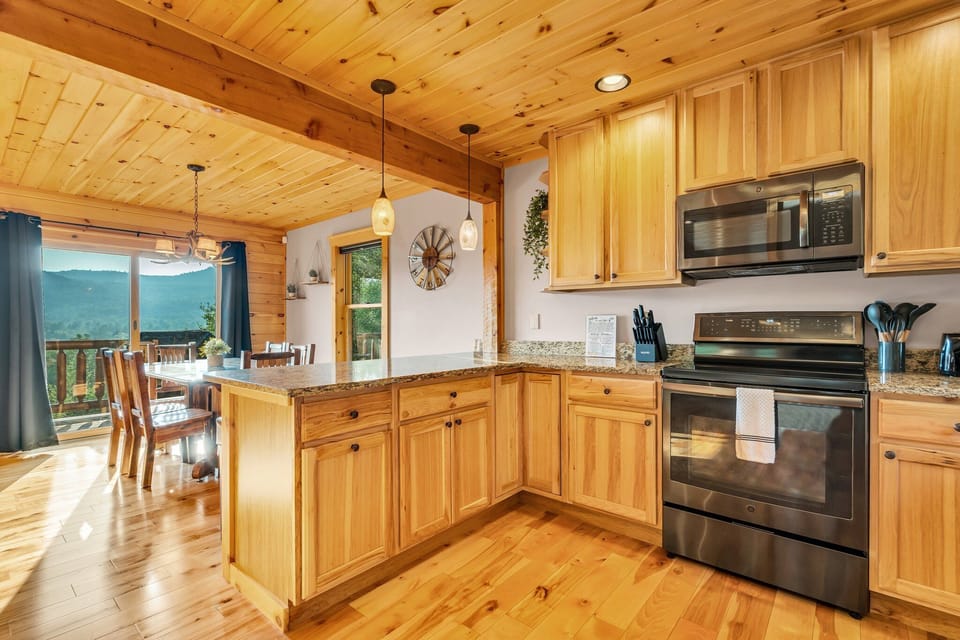 A fully loaded kitchen has everything you need to cook up a meal for the ground