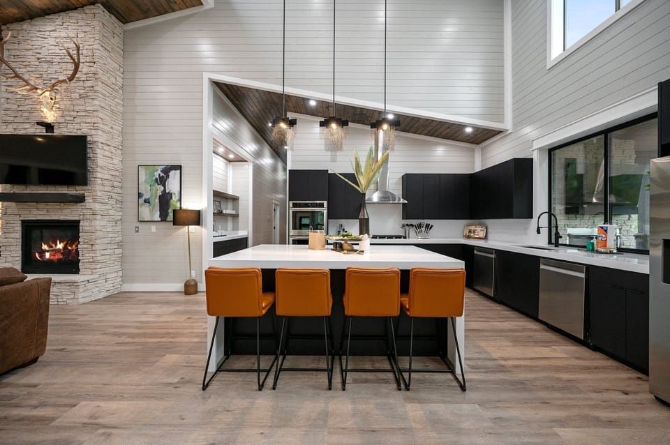 Gourmet kitchen awaits your arrival!  