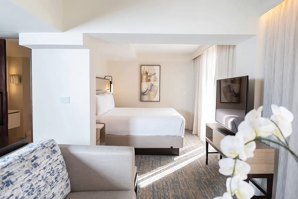 Stretch out in a spacious suite designed for effortless comfort.