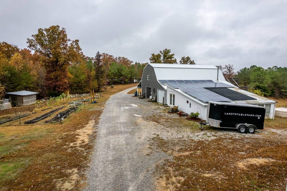 Land to Table Farm - 1 mile drive or quick hike through the woods - home of sister property The Hut