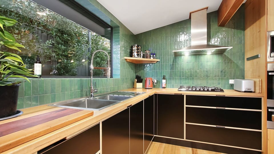 Kitchen with an amazing outlook
