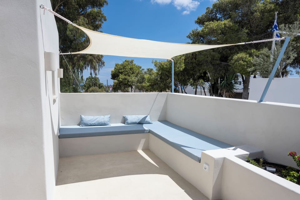 Sitting area in front yard