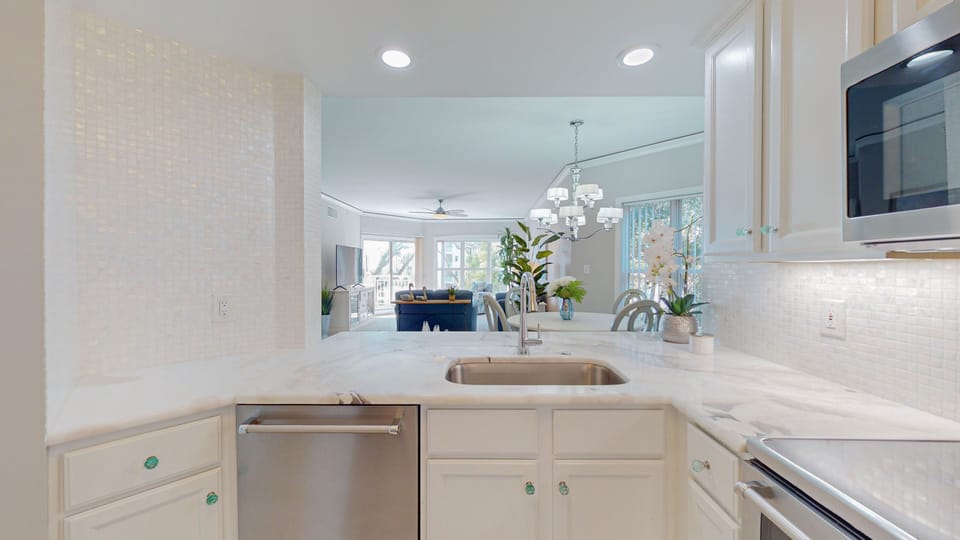 Kitchen with Pass-Through Window