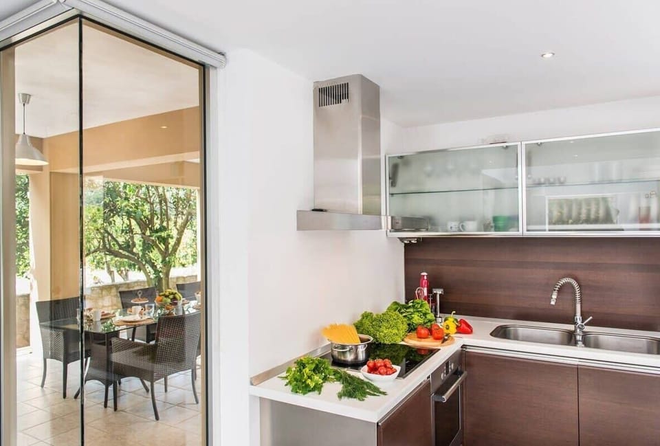 Modern Kitchen with Scenic Views While Cooking