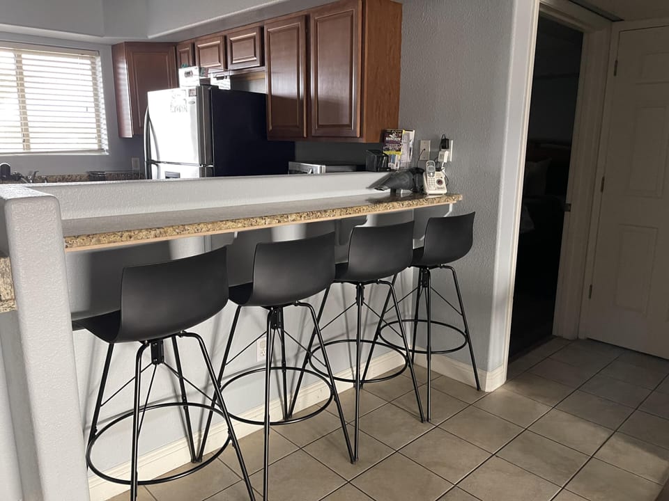 Bar stools for extra seating