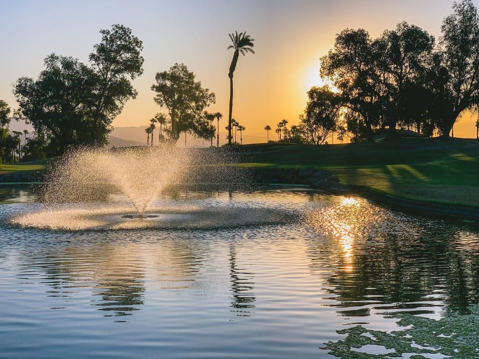 Golf Course Lake View