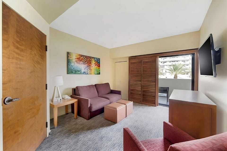 Step onto the balcony and savor breezy, sunlit views.