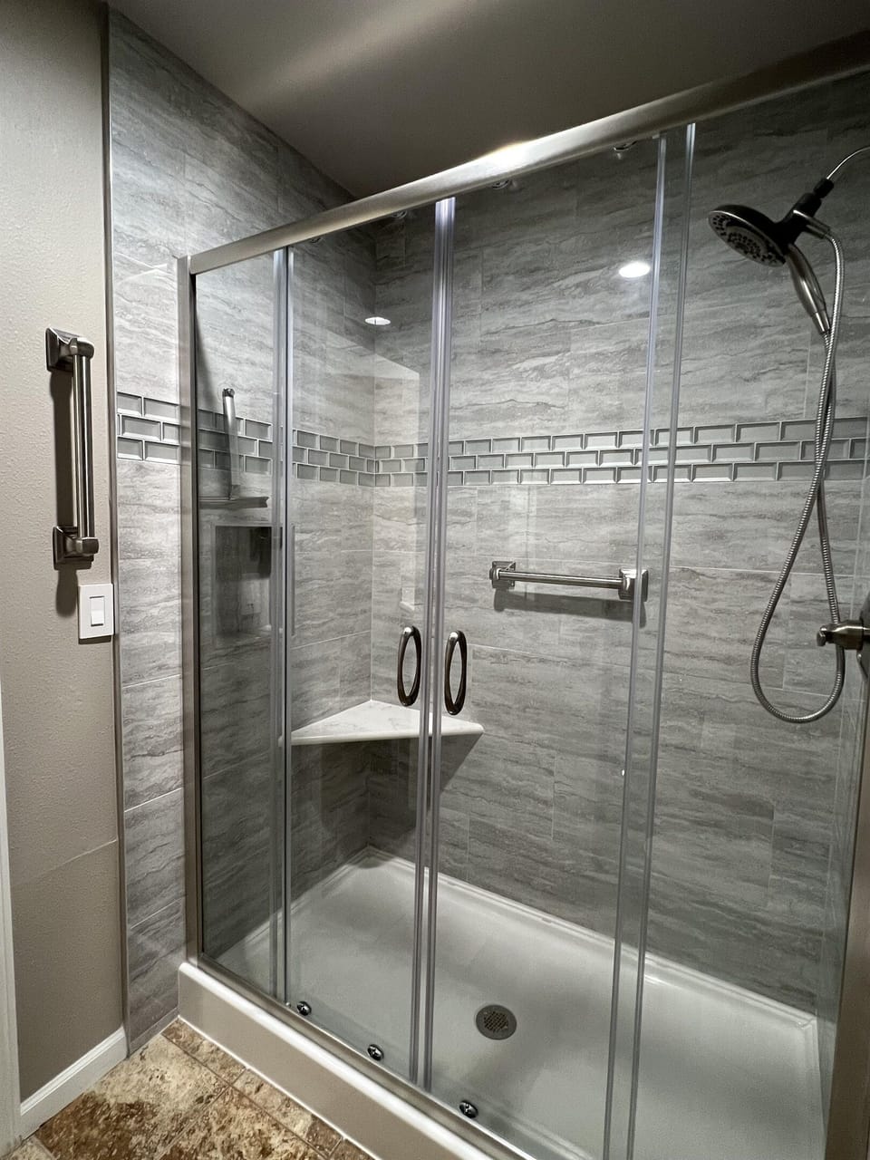 Updated Walk-In Shower with Easy Access