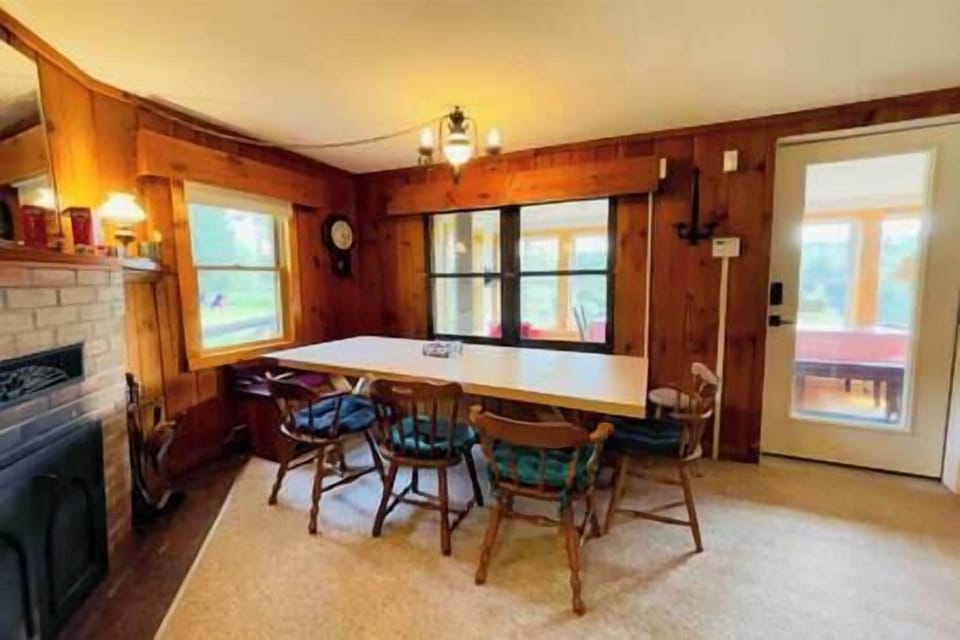 Dining leads out to the porch