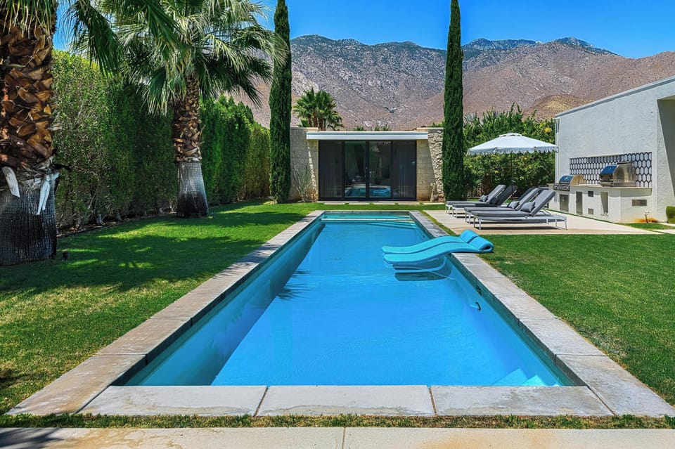 Western Mountain View From Pool And Spa, Guest Casita in Background