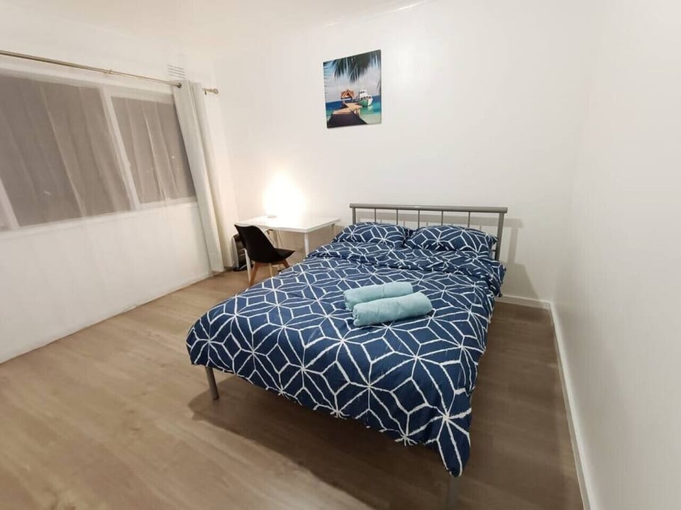 Bedroom 1 - Double Bed with Work Desk