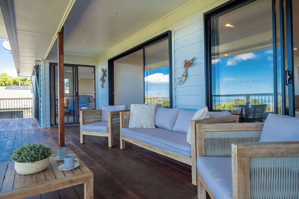Enjoy morning coffee or sunset drinks with panoramic views.
