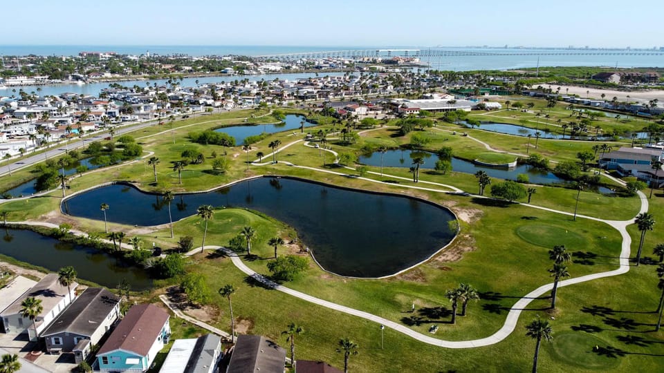 Play a round on the 18-hole par-3 golf course