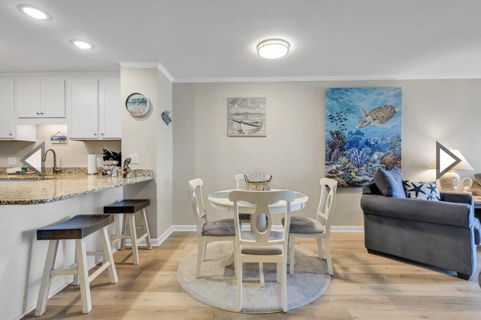 Tastefully decorated with beach decor throughout