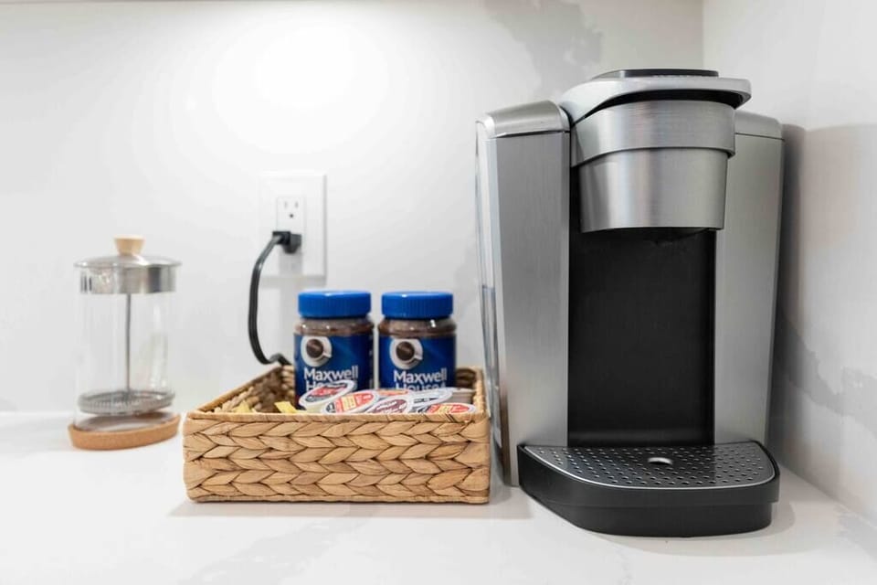 Start your day off right with complimentary coffee.