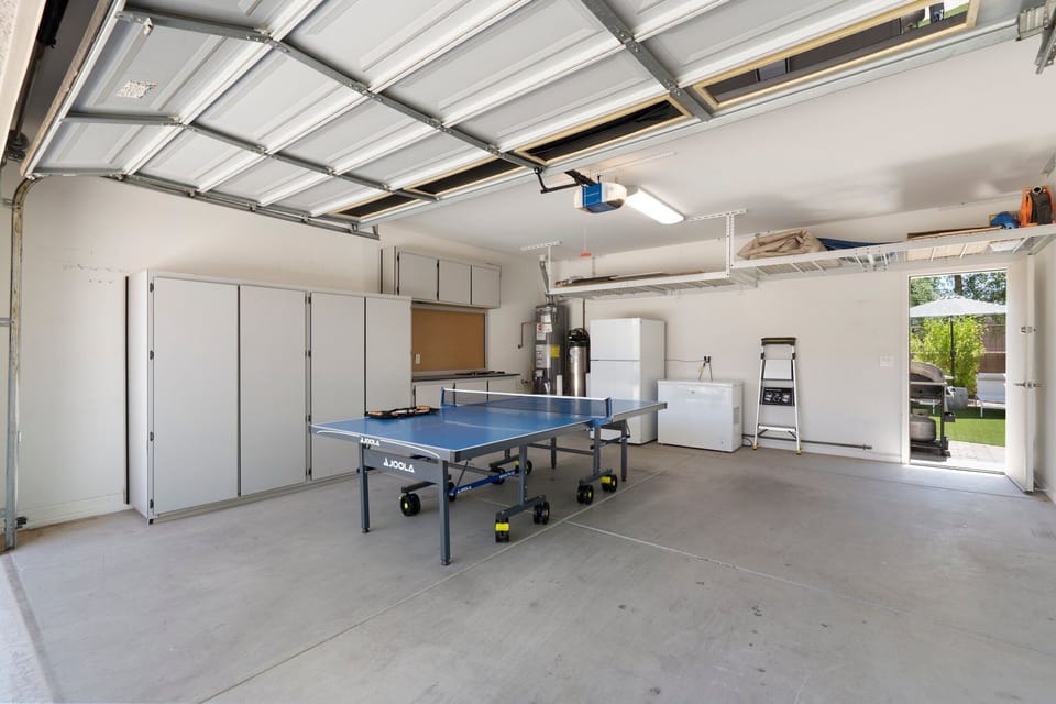 Garage and Secondary Play Room
