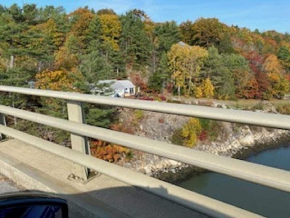 View of the home from the bridge !