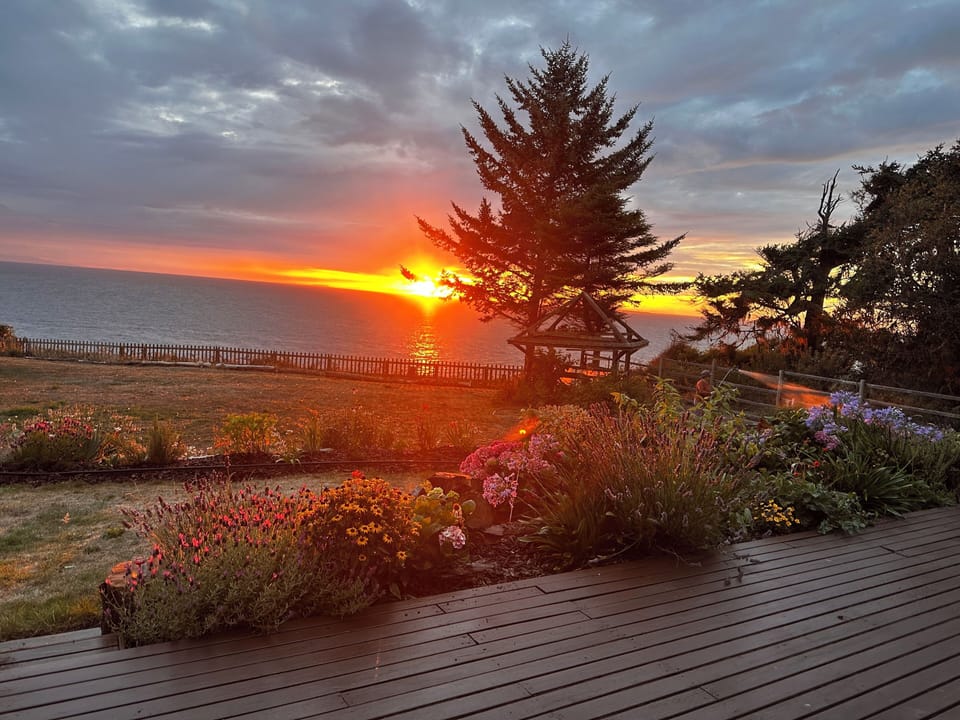 Glorious memorable sunset…