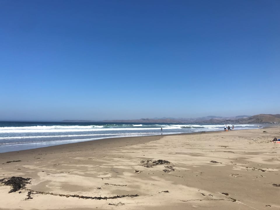 Lovely beach for peaceful walk